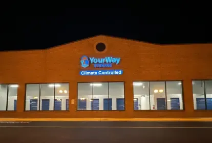 Night view of site